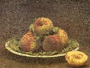 Henri Fantin-Latour Stilleben mit Pfirsischen oil painting